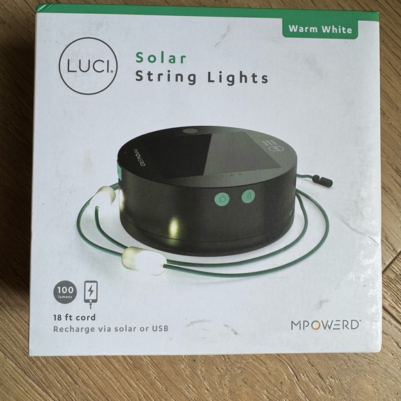 Luci Solar String Lights NEW! (unopened box) - Picture 1 of 3